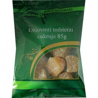 Džiovintas imbieras cukruje 85g 1