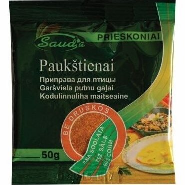 Paukštienai be druskos prieskonių mišinys 1